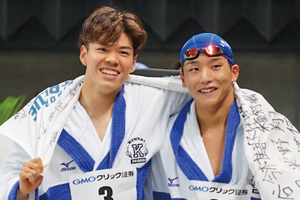 写真：競技終了後の渡邊さん