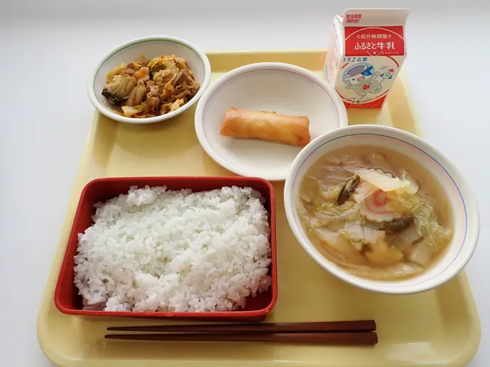 写真：3月18日（火曜）給食