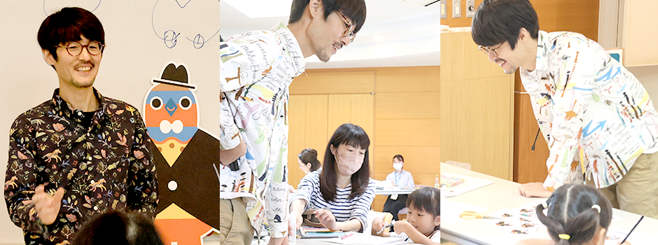 イヌイさんによるワークショップの様子