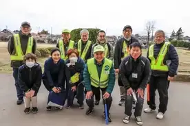 写真：スクールバスボランティア