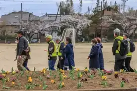 写真：スクールバスボランティア