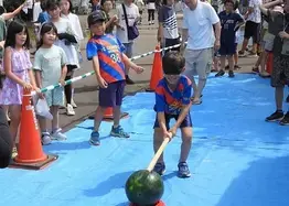 みずき野夏祭りスイカ割り