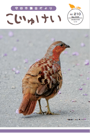 写真：市議会だより こじゅけい210（令和7年5月9日号）の表紙