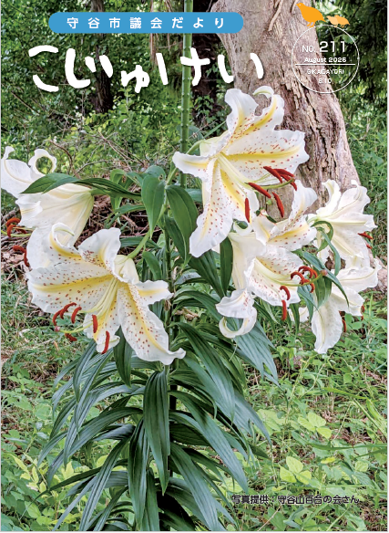 写真：市議会だより こじゅけい211（令和7年8月10日号）の表紙