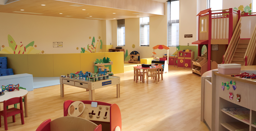 写真:遊びの森もりっ子施設内