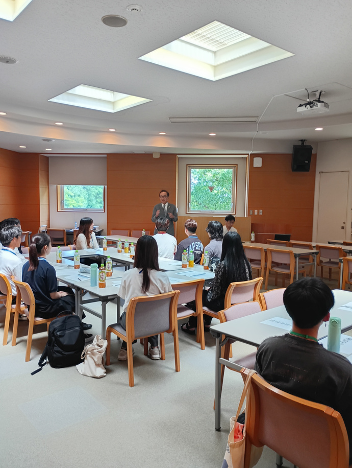 挨拶をする市長