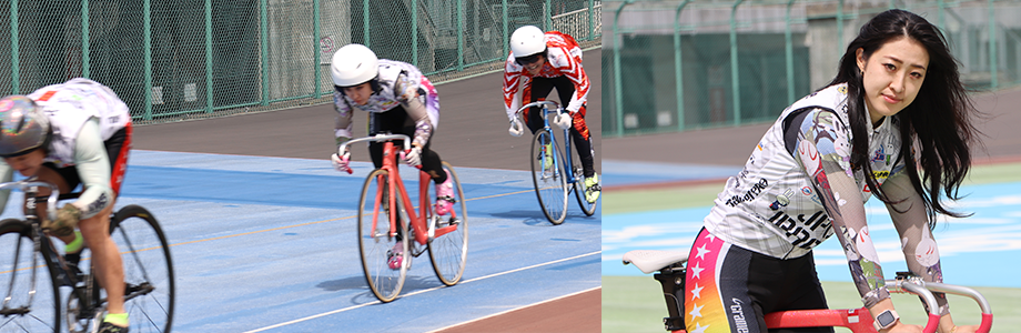 練習中の戸邉さん